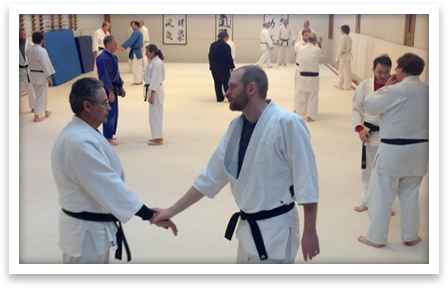 Aikido class at Windsong Dojo